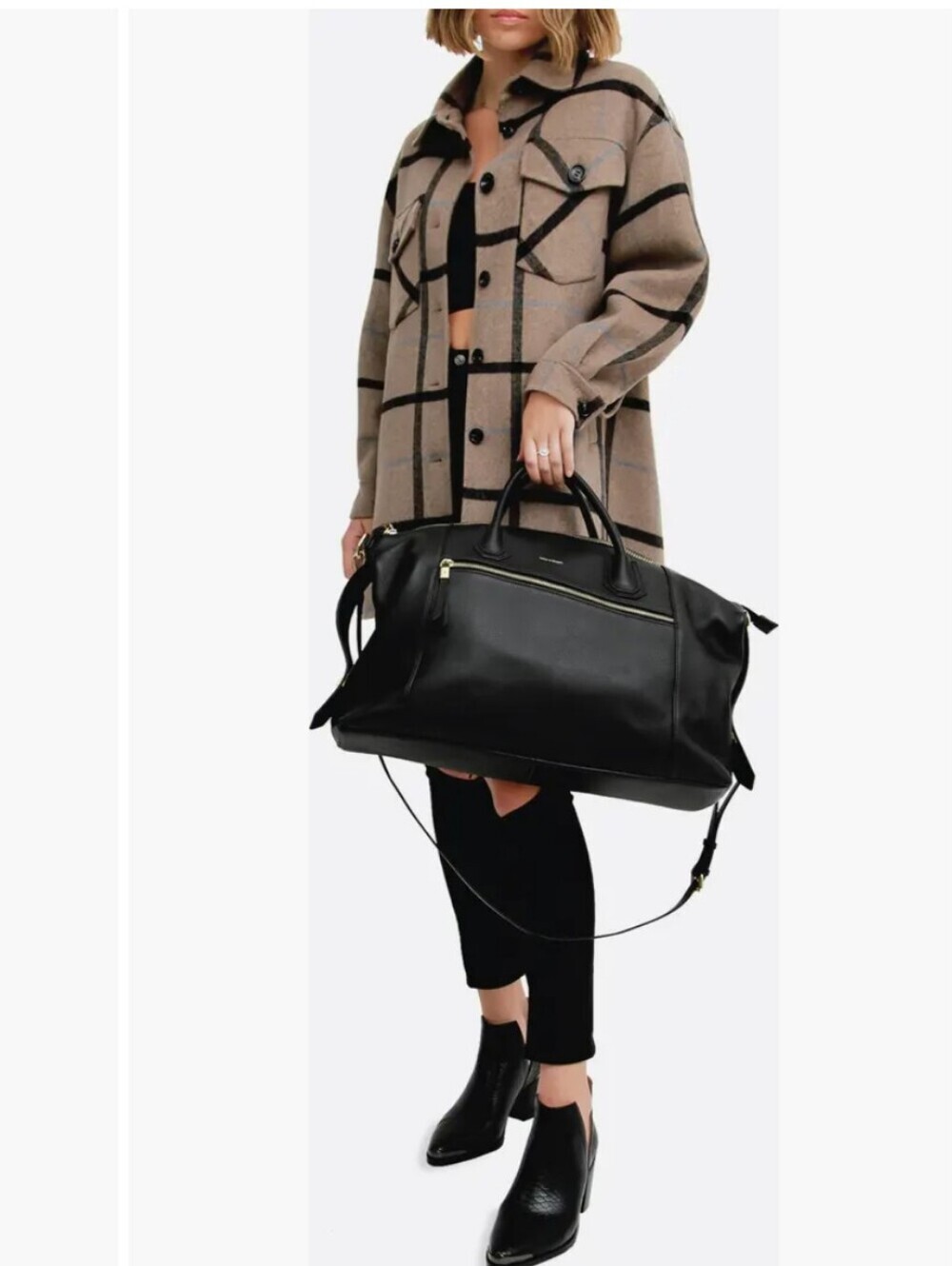 Belle & Bloom Rivers Edge Wool Blend Shirt Jacket